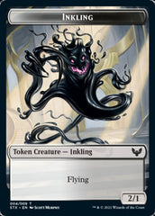 Fractal // Inkling Token [Strixhaven: School of Mages Tokens] | Gear Gaming Bentonville