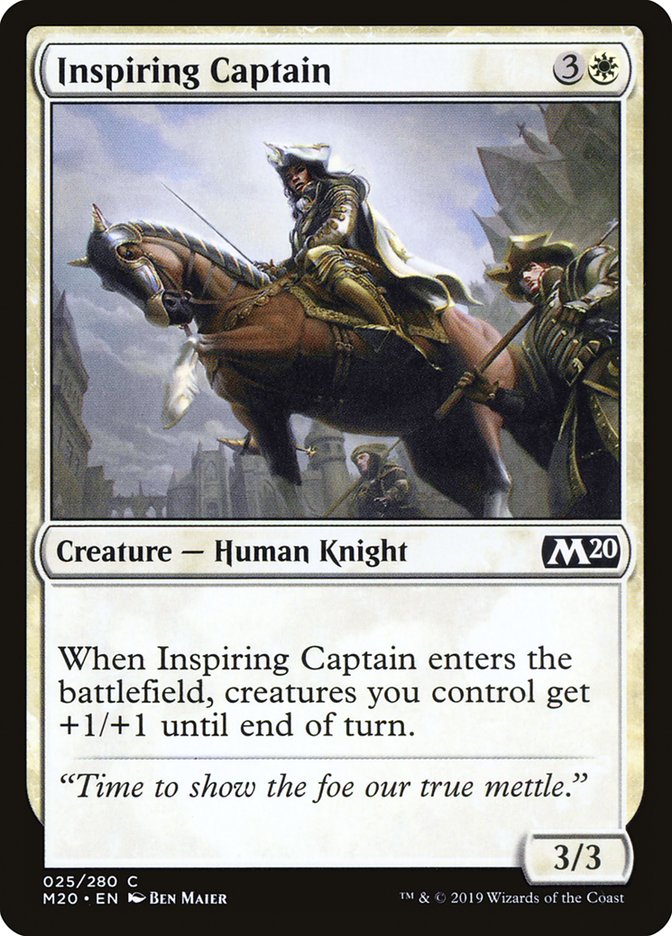 Inspiring Captain [Core Set 2020] | Gear Gaming Bentonville