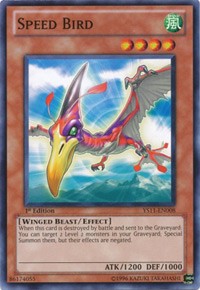 Speed Bird [Starter Deck: Dawn of the Xyz] [YS11-EN008] | Gear Gaming Bentonville