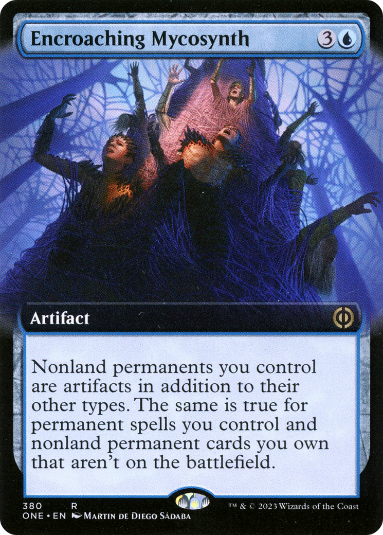 Encroaching Mycosynth (Extended Art) [Phyrexia: All Will Be One] | Gear Gaming Bentonville