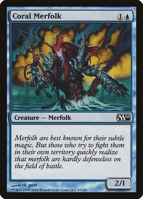 Coral Merfolk [Magic 2010 (M10)] | Gear Gaming Bentonville