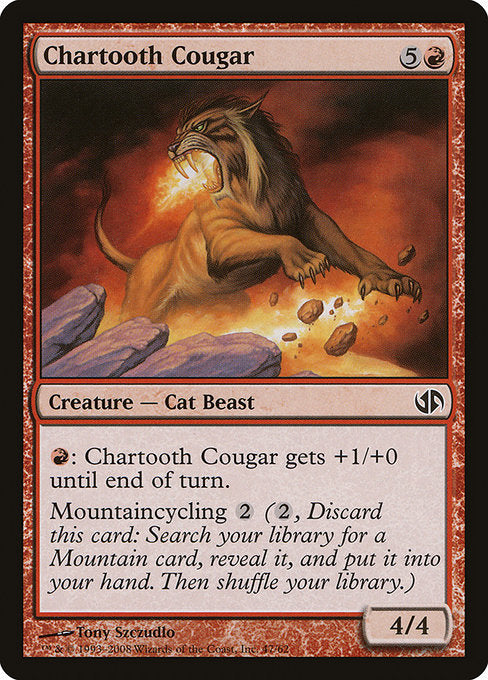 Chartooth Cougar [Duel Decks: Jace vs. Chandra] | Gear Gaming Bentonville