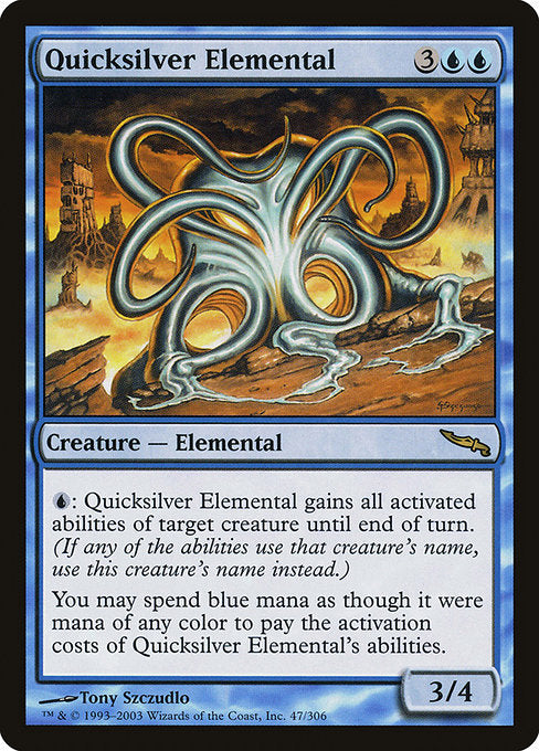 Quicksilver Elemental [Mirrodin] | Gear Gaming Bentonville