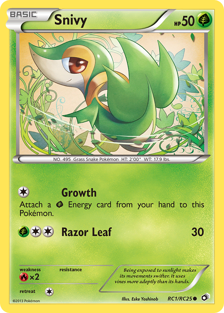 Snivy (RC1/RC25) [Black & White: Legendary Treasures] | Gear Gaming Bentonville