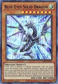 Blue-Eyes Solid Dragon (Green) [LDS2-EN014] Ultra Rare | Gear Gaming Bentonville