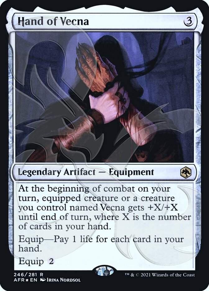 Hand of Vecna (Ampersand Promo) [Dungeons & Dragons: Adventures in the Forgotten Realms Promos] | Gear Gaming Bentonville