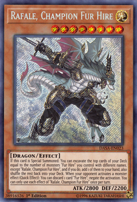 Rafale, Champion Fur Hire [DASA-EN023] Secret Rare | Gear Gaming Bentonville