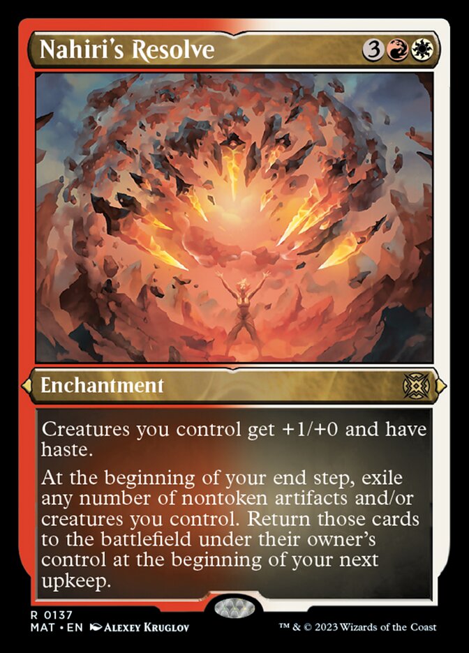 Nahiri's Resolve (Foil Etched) [March of the Machine: The Aftermath] | Gear Gaming Bentonville