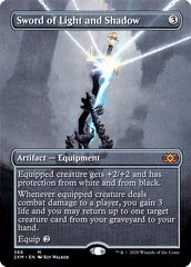 Sword of Light and Shadow (Borderless) [Double Masters] | Gear Gaming Bentonville