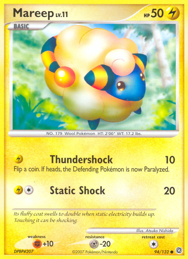 Mareep (94/132) [Diamond & Pearl: Secret Wonders] | Gear Gaming Bentonville