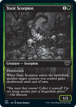 Toxic Scorpion [Innistrad: Double Feature] | Gear Gaming Bentonville