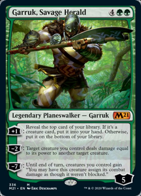 Garruk, Savage Herald [Core Set 2021] | Gear Gaming Bentonville