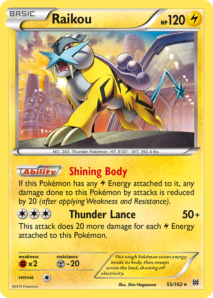 Raikou (55/162) [XY: BREAKthrough] | Gear Gaming Bentonville