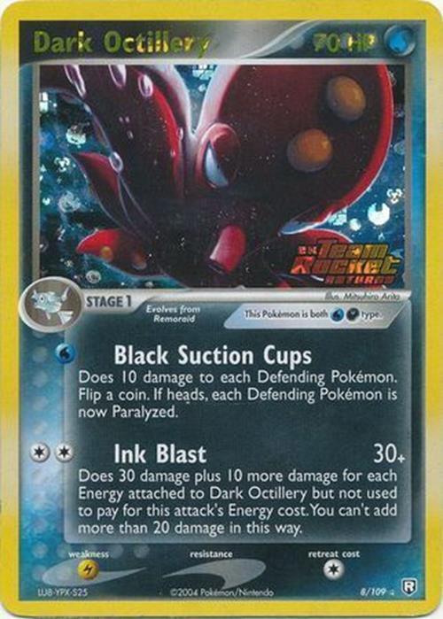 Dark Octillery (8/109) (Stamped) [EX: Team Rocket Returns] | Gear Gaming Bentonville