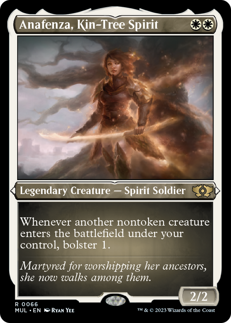 Anafenza, Kin-Tree Spirit (Foil Etched) [Multiverse Legends] | Gear Gaming Bentonville