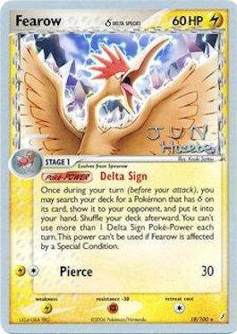 Fearow (18/100) (Delta Species) (Flyvees - Jun Hasebe) [World Championships 2007] | Gear Gaming Bentonville