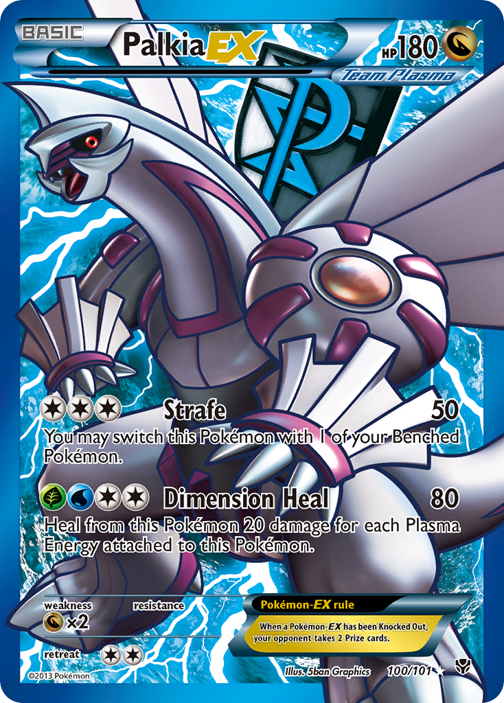 Palkia EX (100/101) [Black & White: Plasma Blast] | Gear Gaming Bentonville