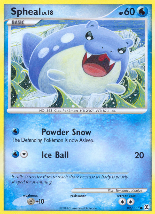 Spheal (82/111) [Platinum: Rising Rivals] | Gear Gaming Bentonville