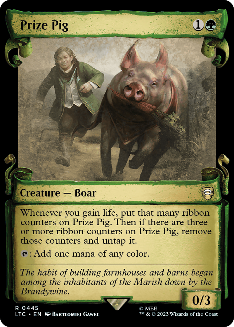 Prize Pig [The Lord of the Rings: Tales of Middle-Earth Commander Showcase Scrolls] | Gear Gaming Bentonville