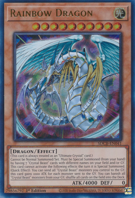 Rainbow Dragon [SDCB-EN041] Ultra Rare | Gear Gaming Bentonville