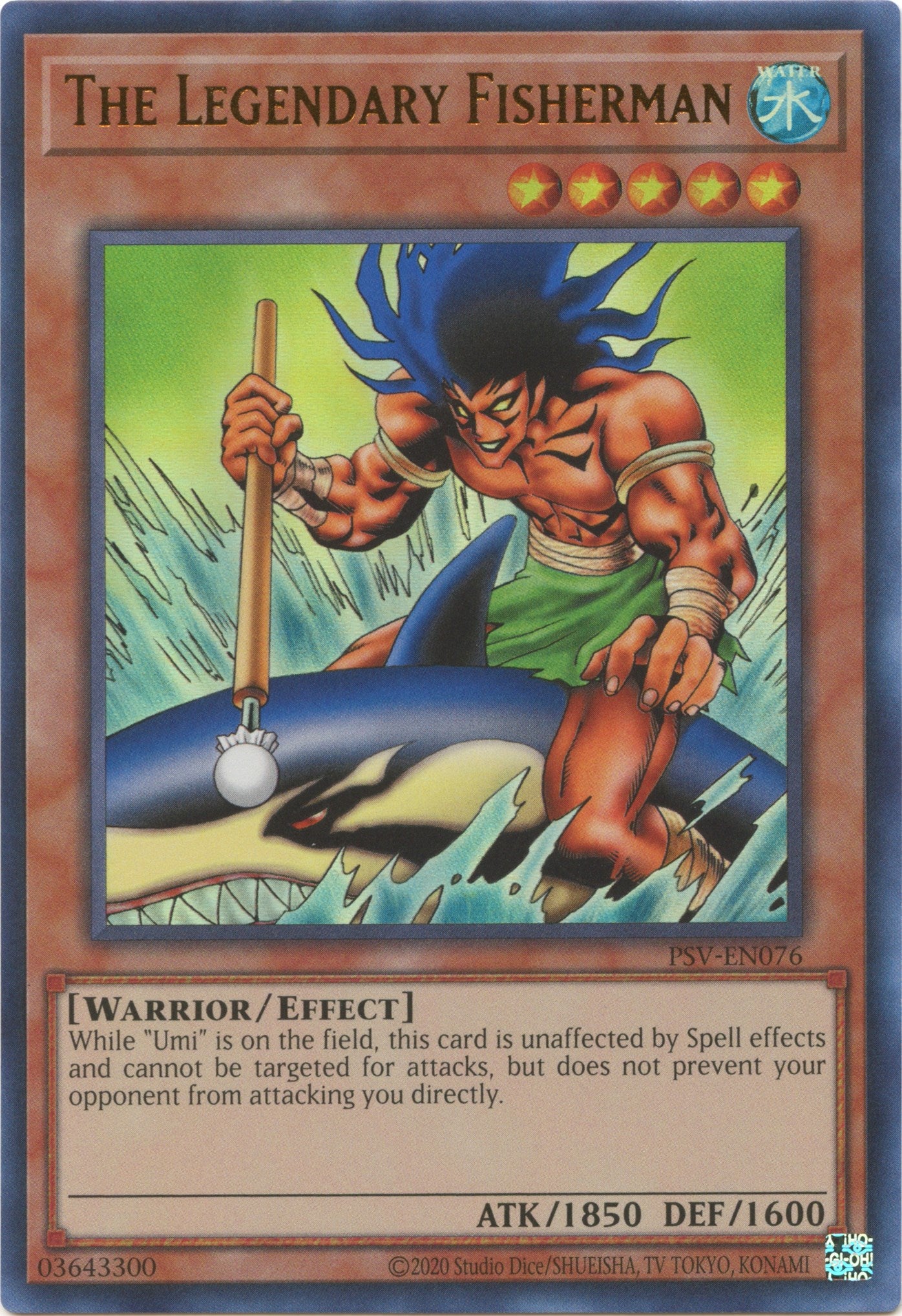 The Legendary Fisherman (25th Anniversary) [PSV-EN076] Ultra Rare | Gear Gaming Bentonville