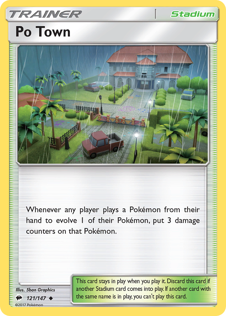 Po Town (121/147) [Sun & Moon: Burning Shadows] | Gear Gaming Bentonville