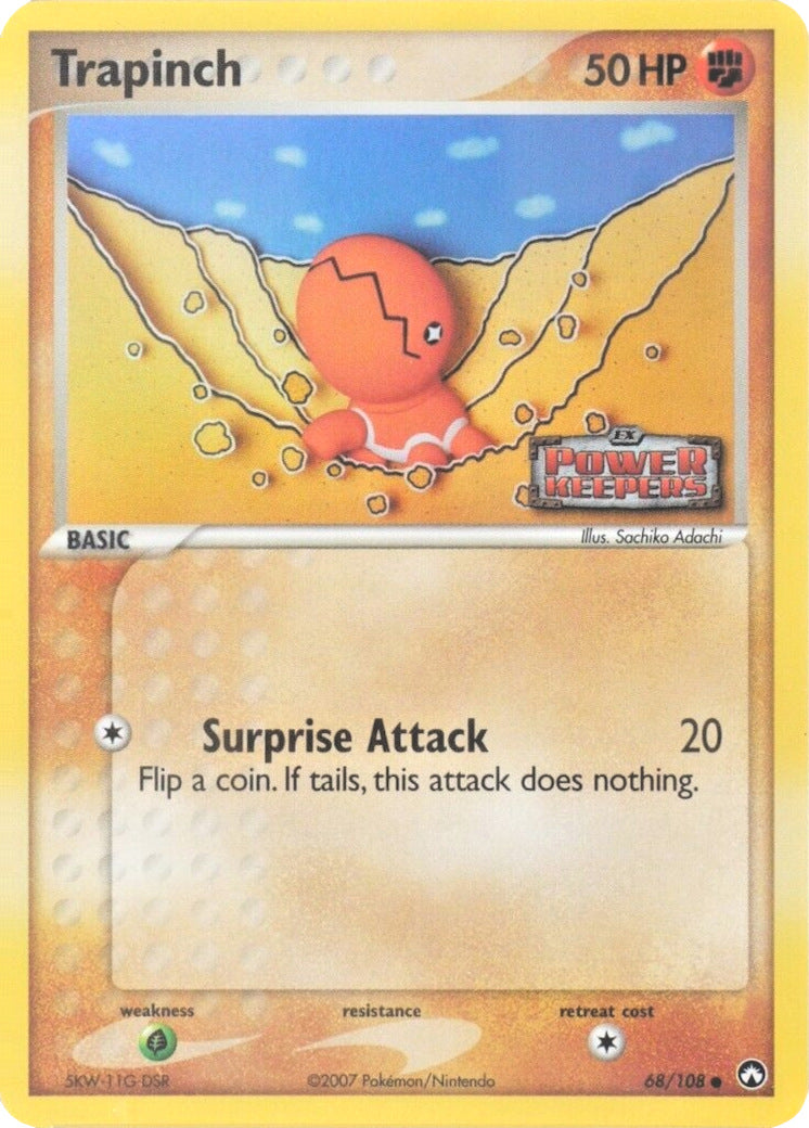 Trapinch (68/108) (Stamped) [EX: Power Keepers] | Gear Gaming Bentonville