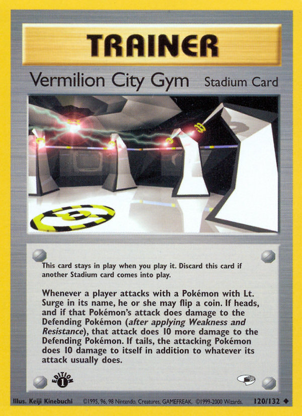 Vermilion City Gym (120/132) [Gym Heroes 1st Edition] | Gear Gaming Bentonville