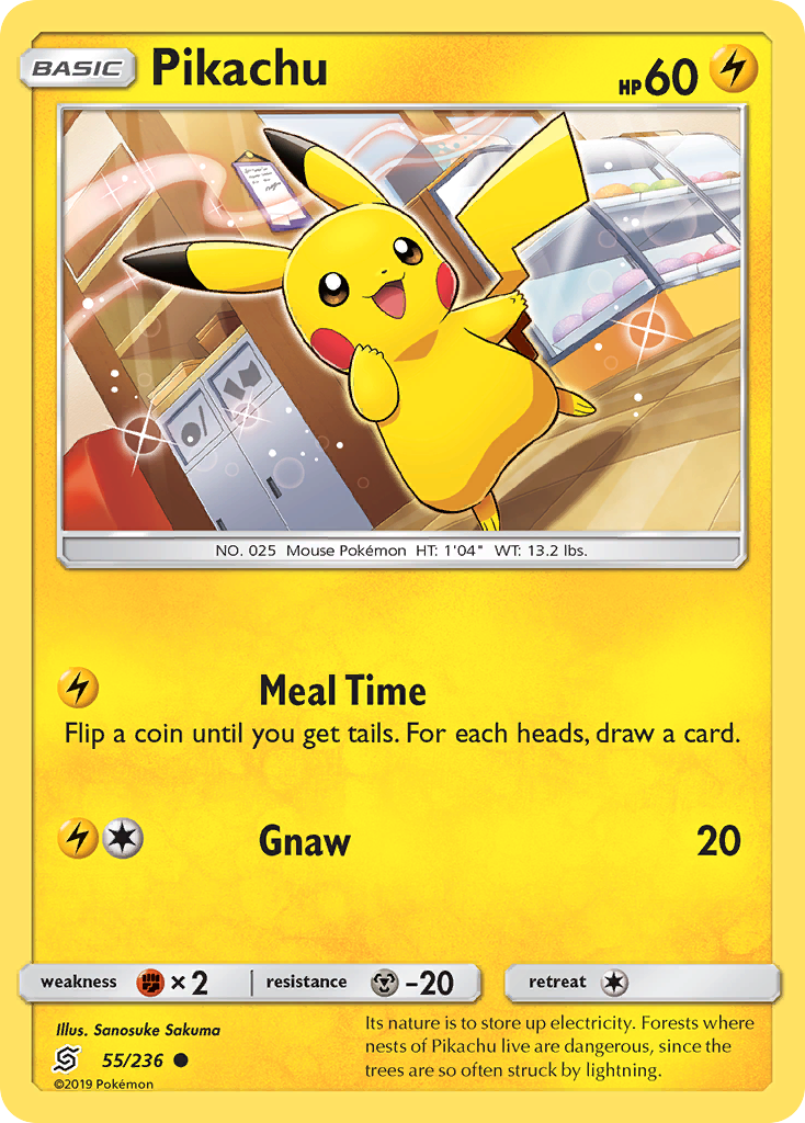 Pikachu (55/236) [Sun & Moon: Unified Minds] | Gear Gaming Bentonville