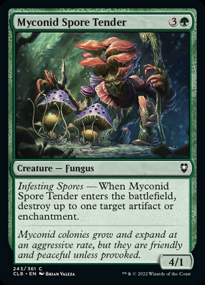 Myconid Spore Tender [Commander Legends: Battle for Baldur's Gate] | Gear Gaming Bentonville