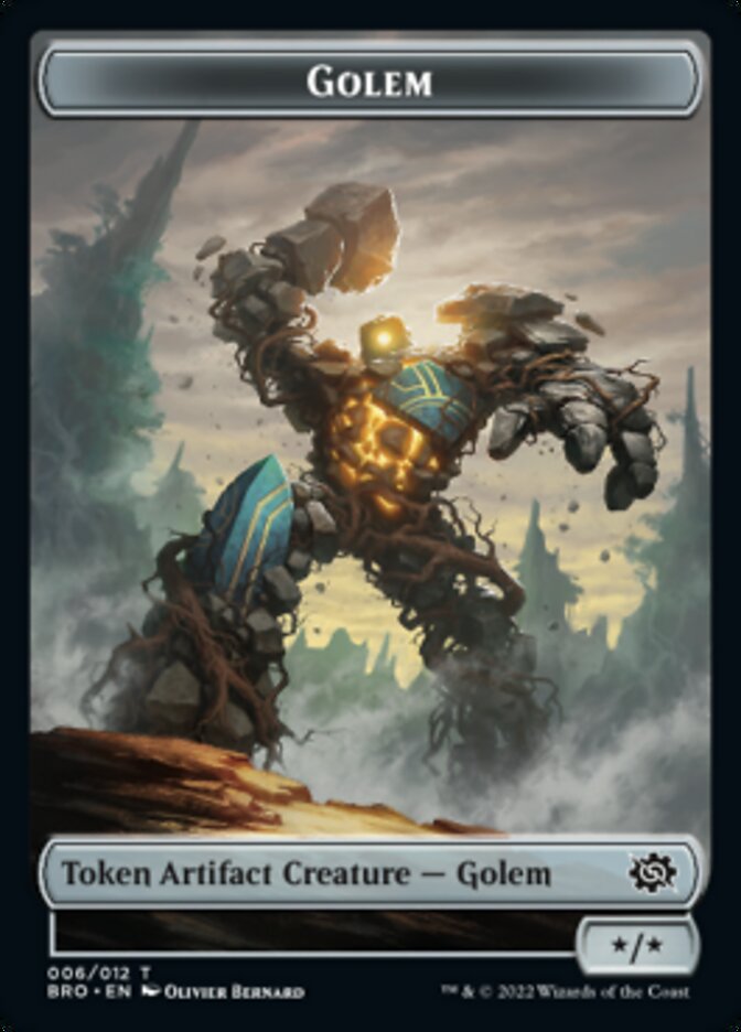 Golem Token [The Brothers' War Tokens] | Gear Gaming Bentonville