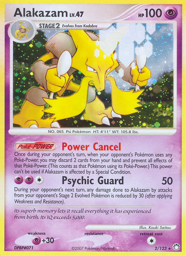 Alakazam (2/123) [Diamond & Pearl: Mysterious Treasures] | Gear Gaming Bentonville