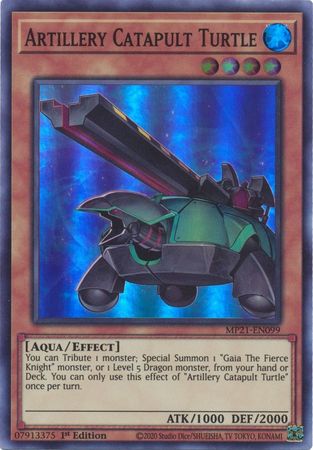 Artillery Catapult Turtle [MP21-EN099] Super Rare | Gear Gaming Bentonville