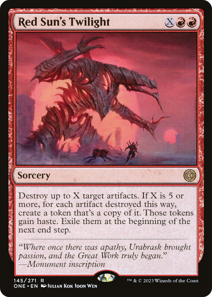 Red Sun's Twilight [Phyrexia: All Will Be One] | Gear Gaming Bentonville