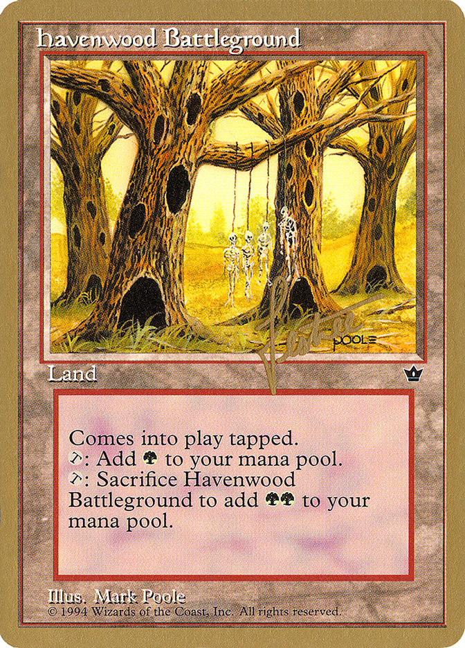 Havenwood Battleground (Bertrand Lestree) [Pro Tour Collector Set] | Gear Gaming Bentonville