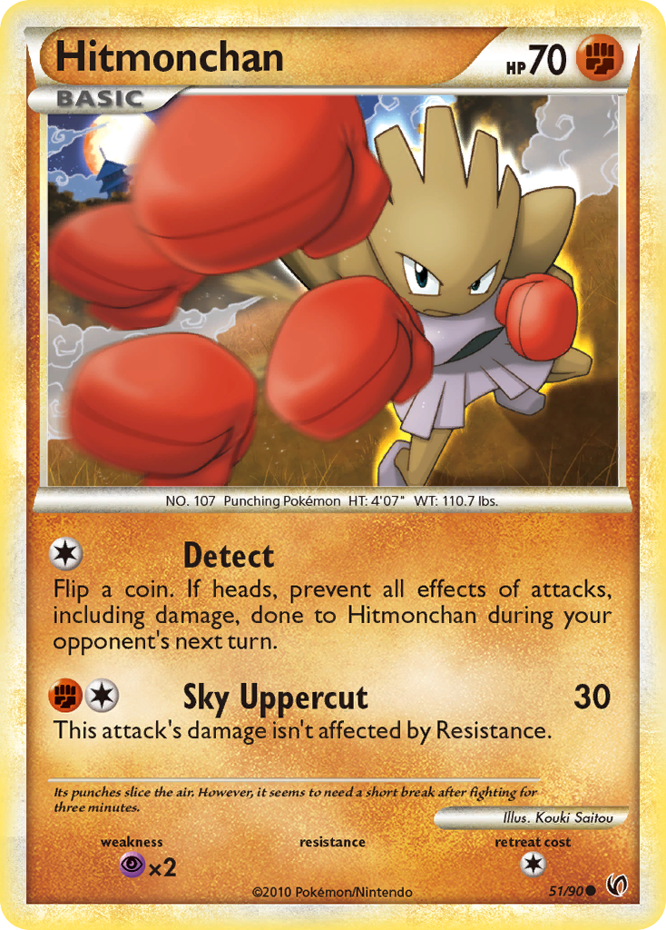 Hitmonchan (51/90) [HeartGold & SoulSilver: Undaunted] | Gear Gaming Bentonville