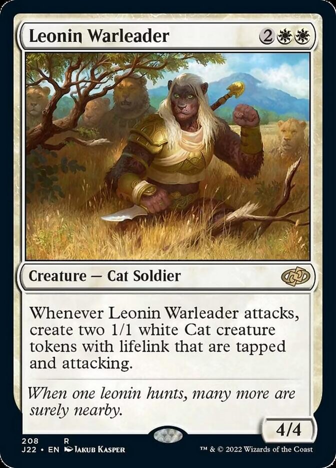 Leonin Warleader [Jumpstart 2022] | Gear Gaming Bentonville