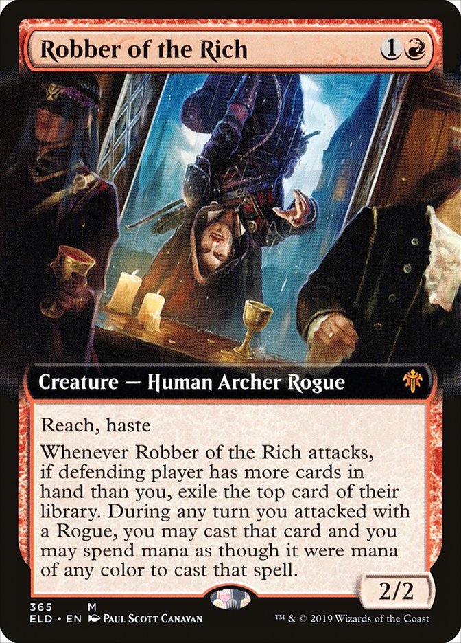 Robber of the Rich (Extended Art) [Throne of Eldraine] | Gear Gaming Bentonville