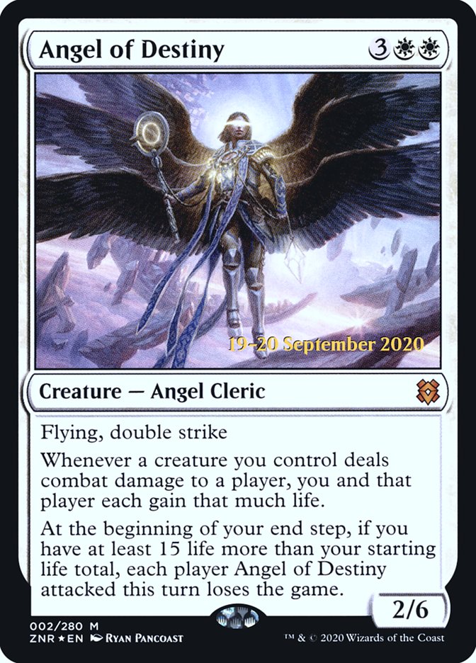 Angel of Destiny  [Zendikar Rising Prerelease Promos] | Gear Gaming Bentonville