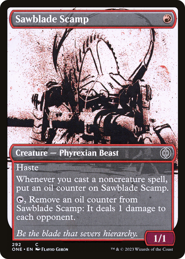 Sawblade Scamp (Showcase Ichor) [Phyrexia: All Will Be One] | Gear Gaming Bentonville