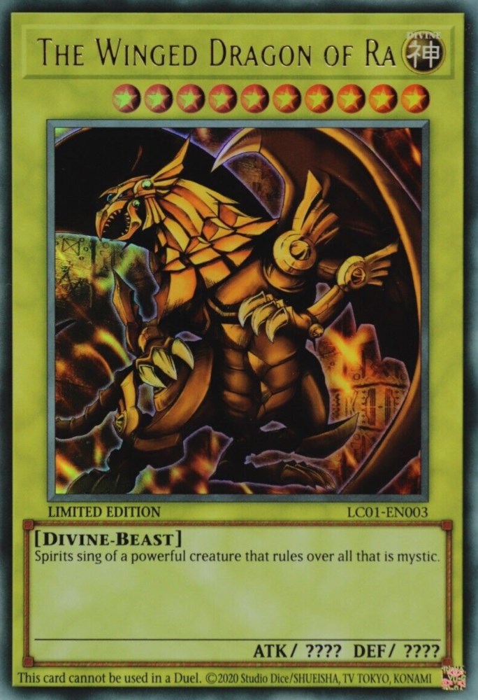 The Winged Dragon of Ra (25th Anniversary) [LC01-EN003] Ultra Rare | Gear Gaming Bentonville