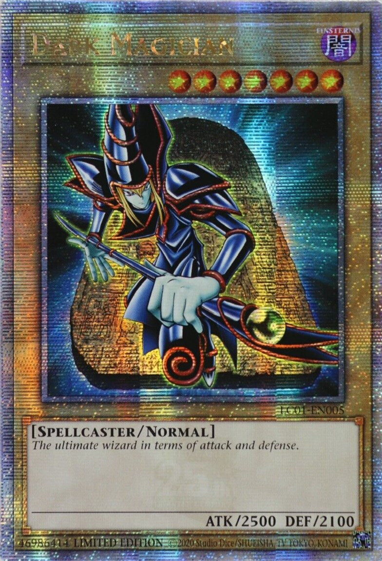 Dark Magician (25th Anniversary) [LC01-EN005] Quarter Century Secret Rare | Gear Gaming Bentonville