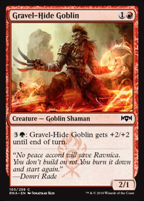 Gravel-Hide Goblin [Ravnica Allegiance] | Gear Gaming Bentonville