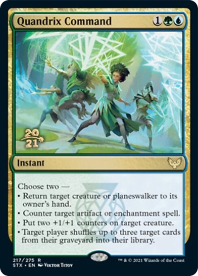 Quandrix Command [Strixhaven: School of Mages Prerelease Promos] | Gear Gaming Bentonville