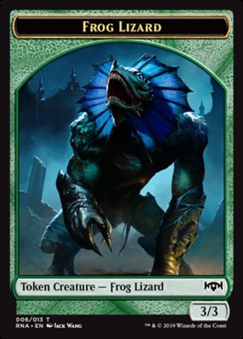 Frog Lizard Token [Ravnica Allegiance] | Gear Gaming Bentonville