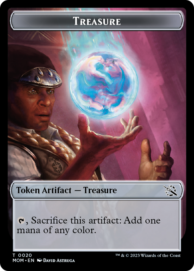 Spirt (9) // Treasure Double-Sided Token [March of the Machine Commander Tokens] | Gear Gaming Bentonville