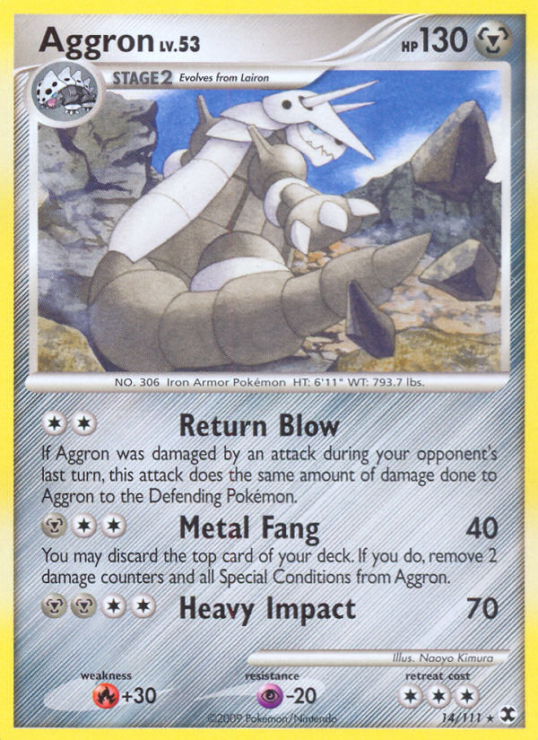 Aggron (14/111) [Platinum: Rising Rivals] | Gear Gaming Bentonville