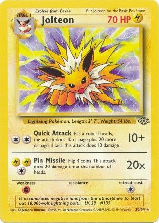 Jolteon (20/64) [Jungle Unlimited] | Gear Gaming Bentonville