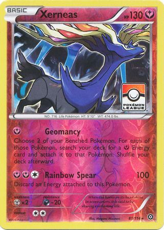 Xerneas (81/114) (Steam Siege League Promo) [XY: Steam Siege] | Gear Gaming Bentonville