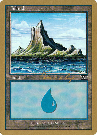 Island (335) - 2000 Tom van de Logt (6ED) [World Championship Decks] | Gear Gaming Bentonville